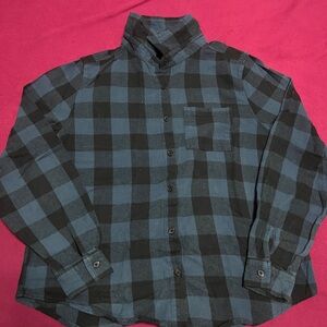 GRATEFUL DEAD Flannel Shirt Skull Rose Womens X-Small Deadhead Boho Hippie